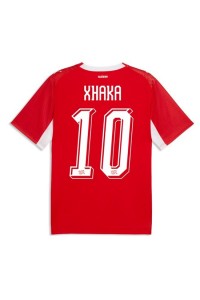 Sveitsi Granit Xhaka #10 Jalkapallovaatteet Kotipaita MM-kisat 2026 Lyhythihainen
